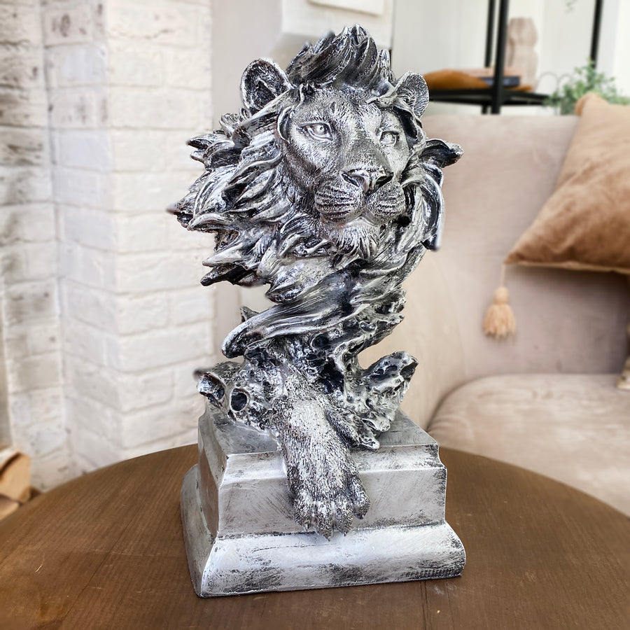 The Fire Lion Sculpture in Black & Gold ( + more colors)