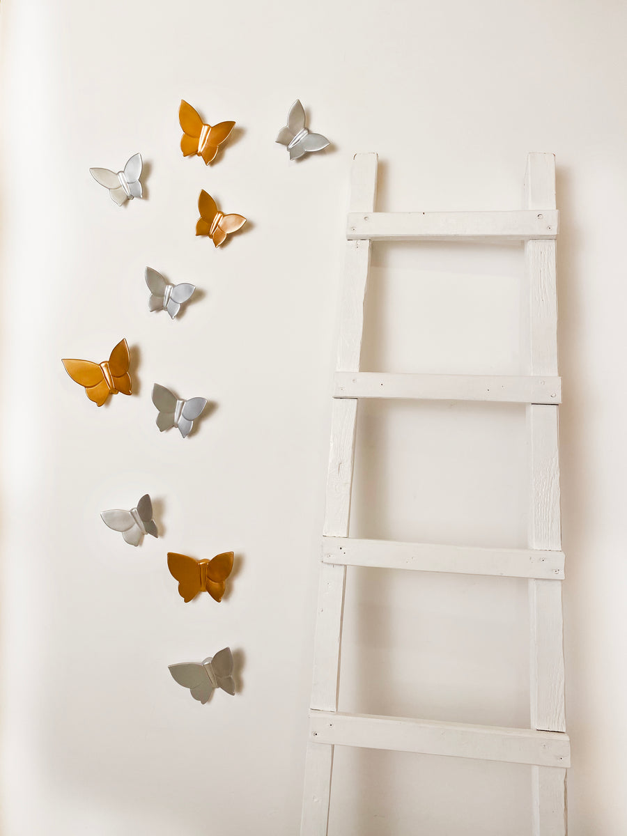 Little Gold Butterflies Wall Decor