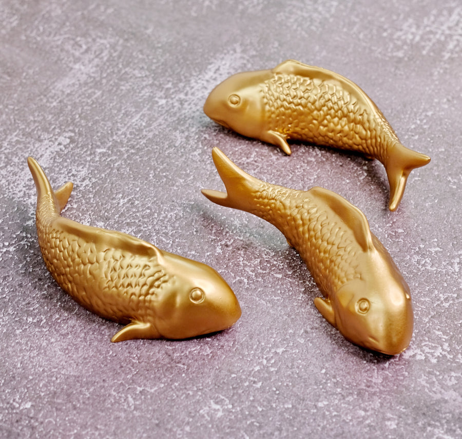 Ocean Fish set Wall Decor in Gold