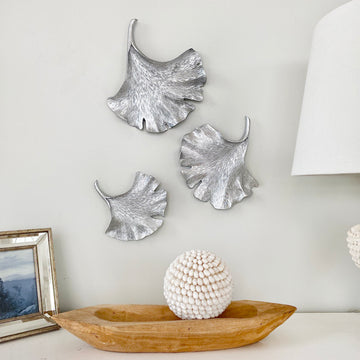 Leaf Wall Decor in Silver ( + more colors)