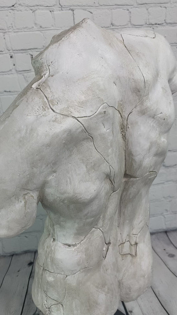 sculpture Torso of an athlete Apollo Vintage