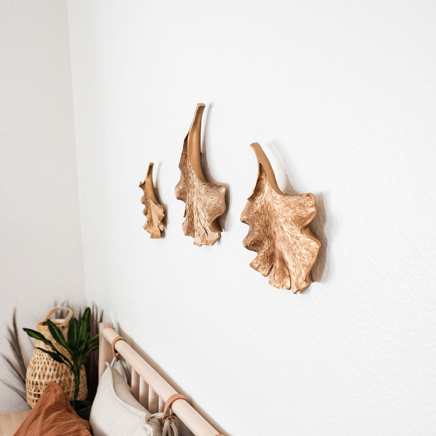 Leaf Wall Decor in Gold ( + more colors)