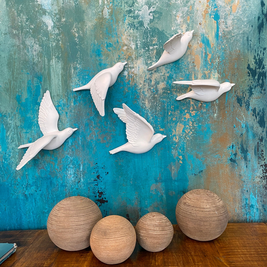Morning Birds Wall Decor in White ( + more colors)