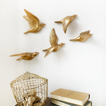 Morning Birds Wall Decor in Gold ( + more colors)
