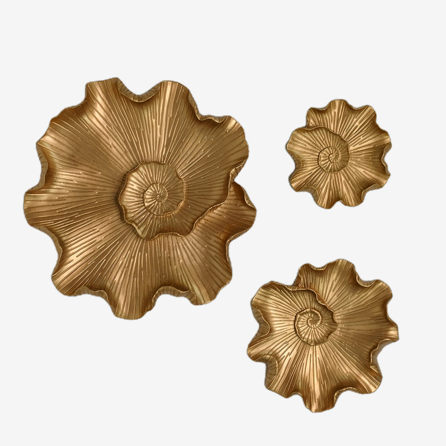 Beach Vibes Wall Decor in Gold