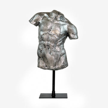 sculpture Torso of an athlete Apollo Silver