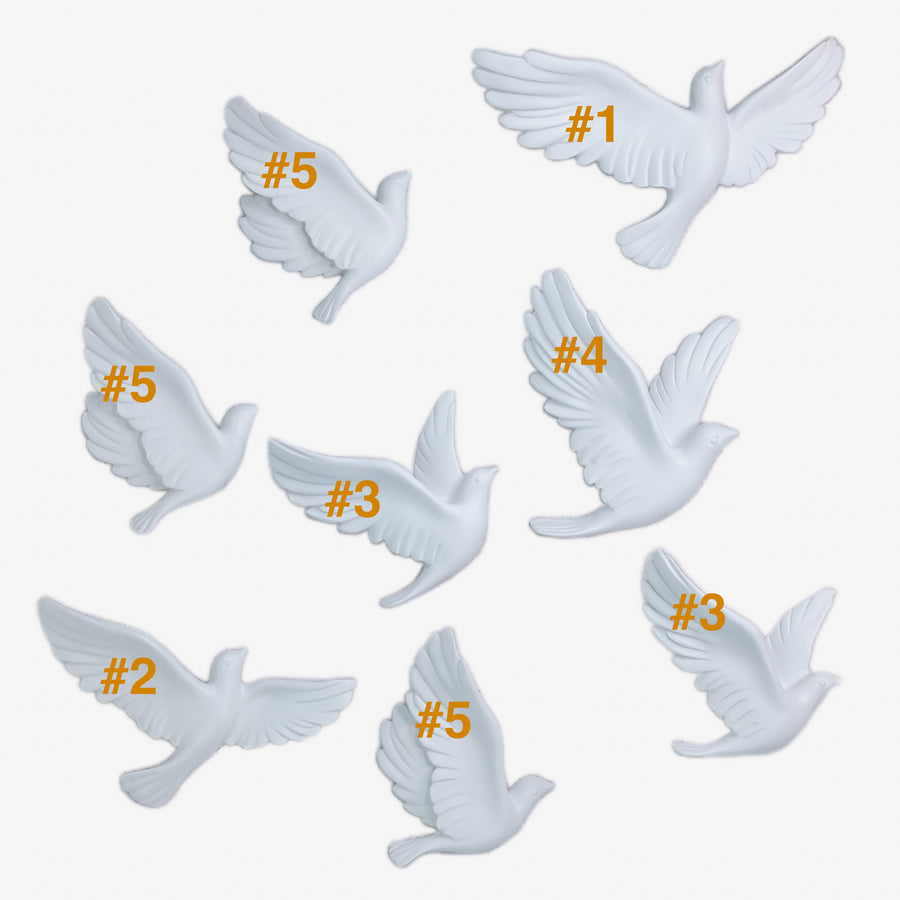 Spring Birds Wall Decor in White ( + more colors)