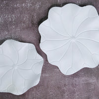 Water Leaves Wall Decor in White