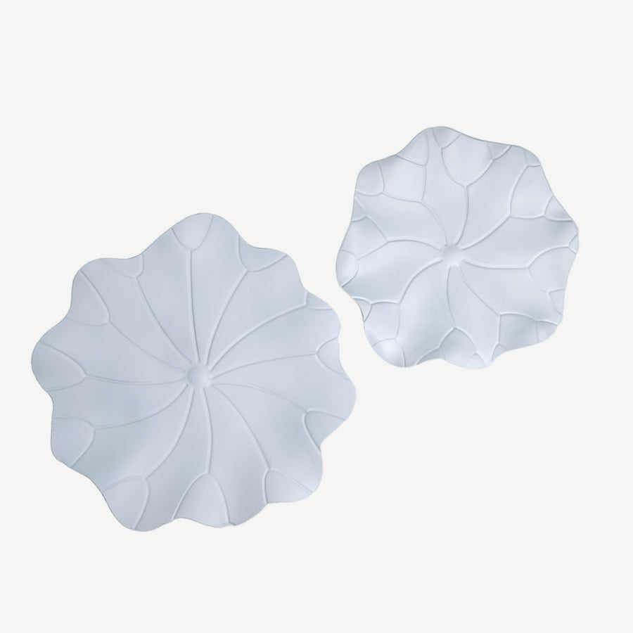 Water Leaves Wall Decor in White